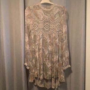 Free People romance dress lace detail
